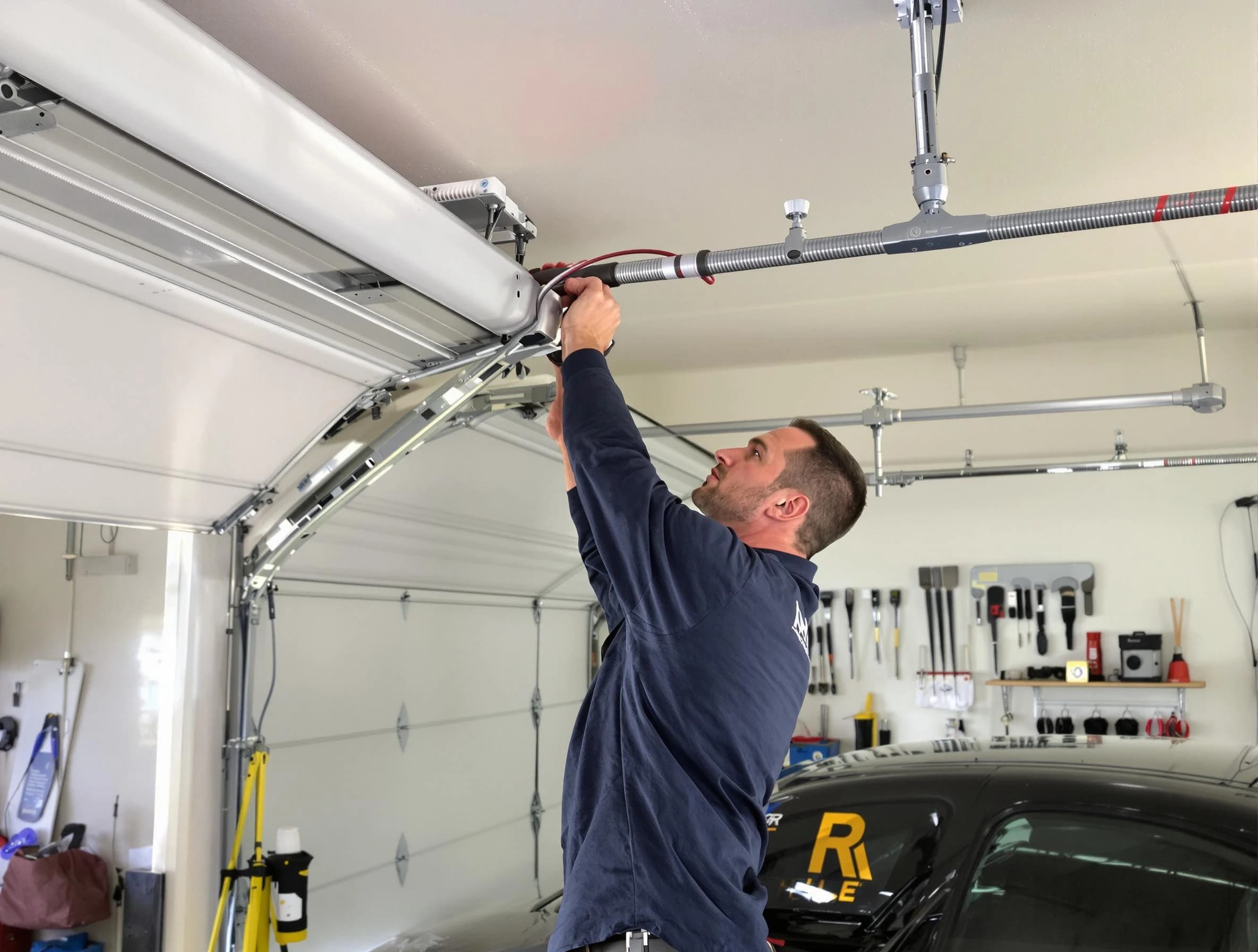 Doraville Garage Door Repair technician performing garage door cable repair in Doraville