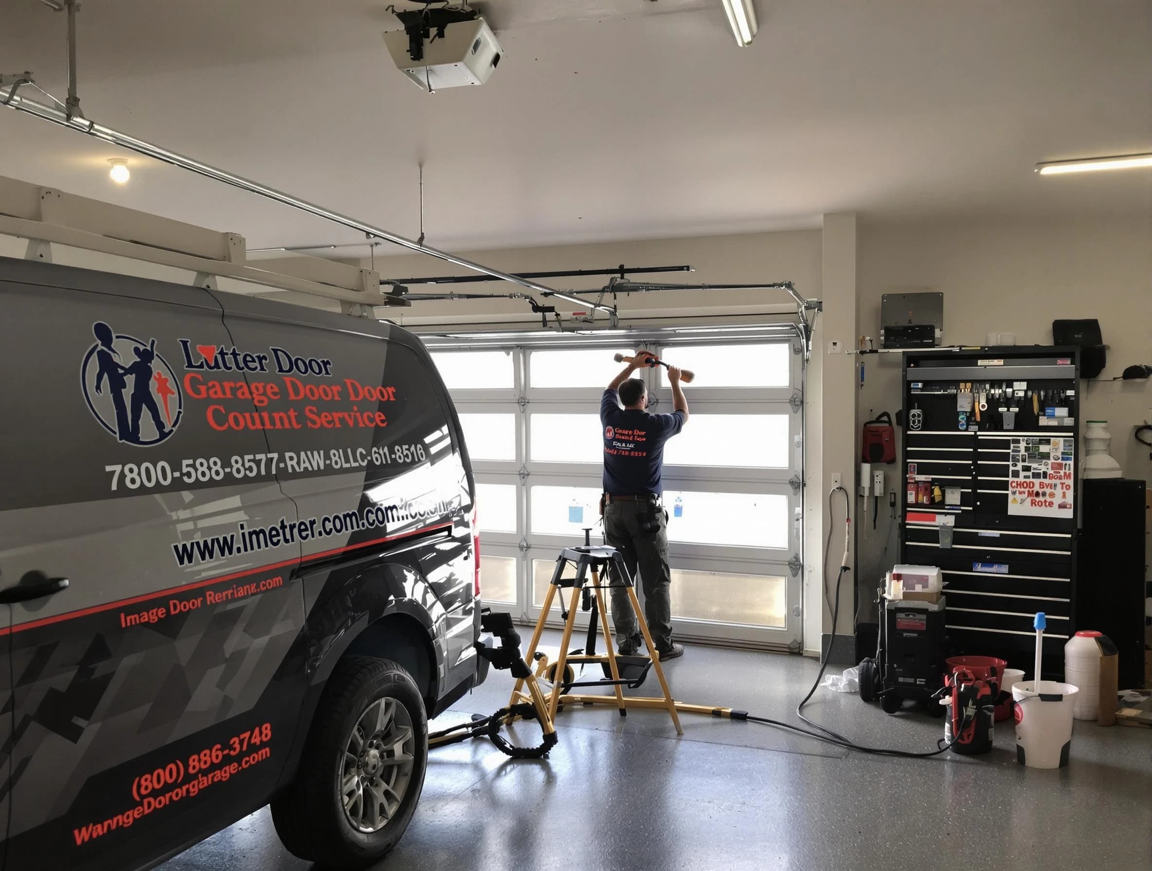 Doraville Garage Door Repair rapid response team performing same-day repair in Doraville