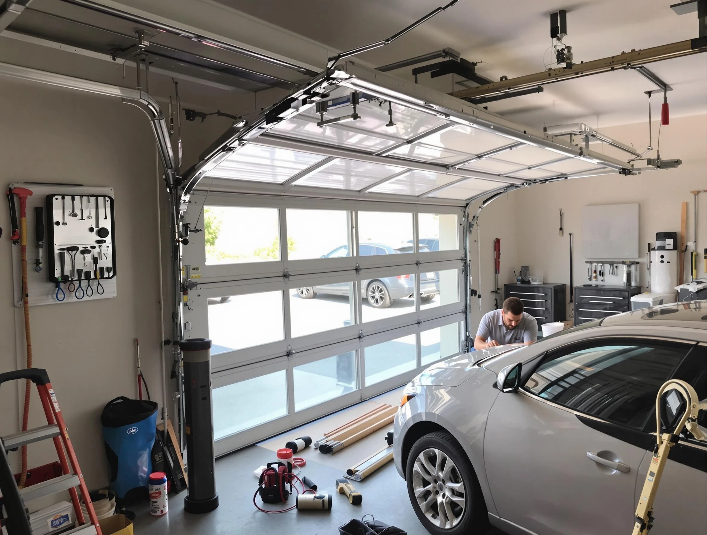 Garage door noise reduction service by Doraville Garage Door Repair in Doraville