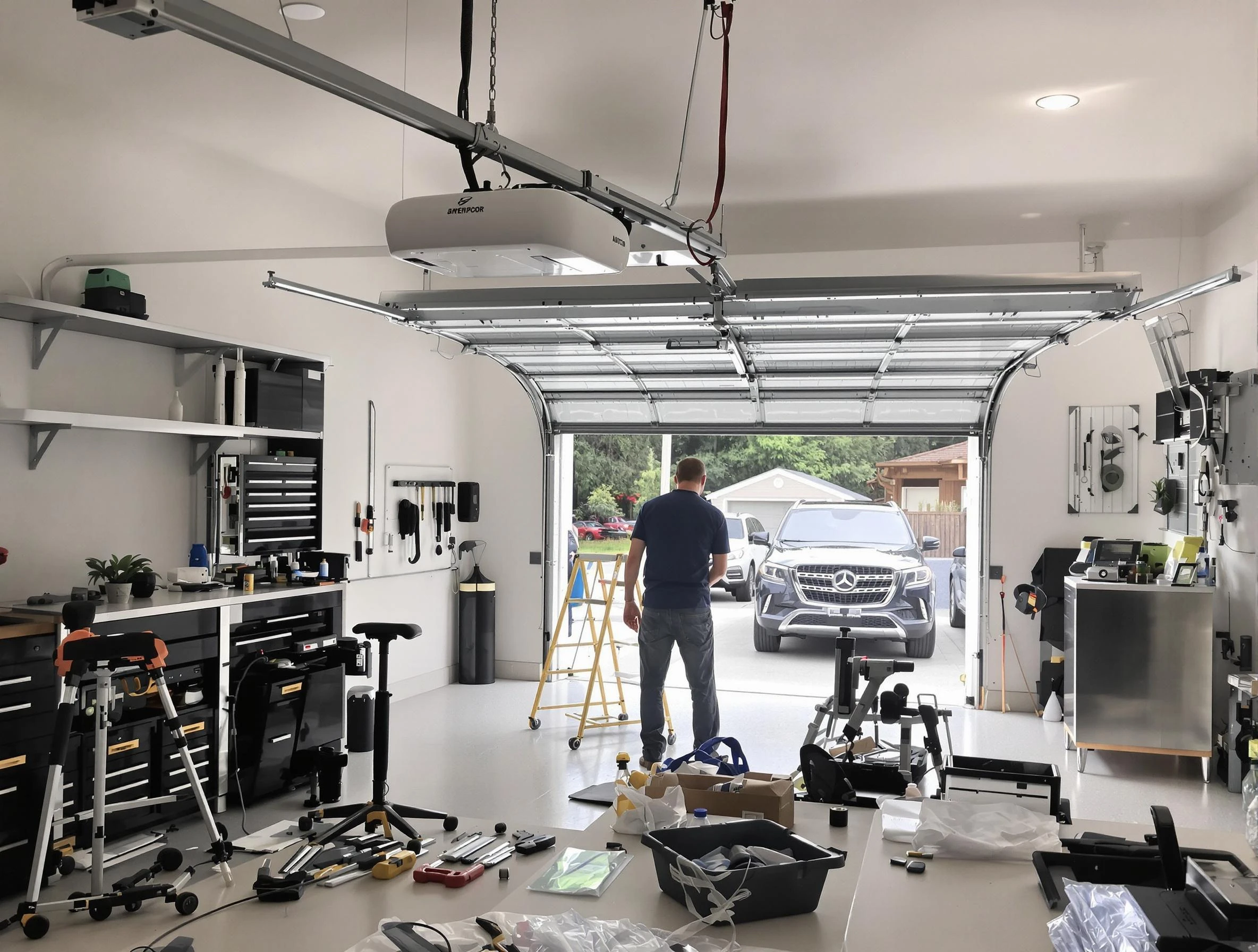 Garage door opener installation by Doraville Garage Door Repair in Doraville
