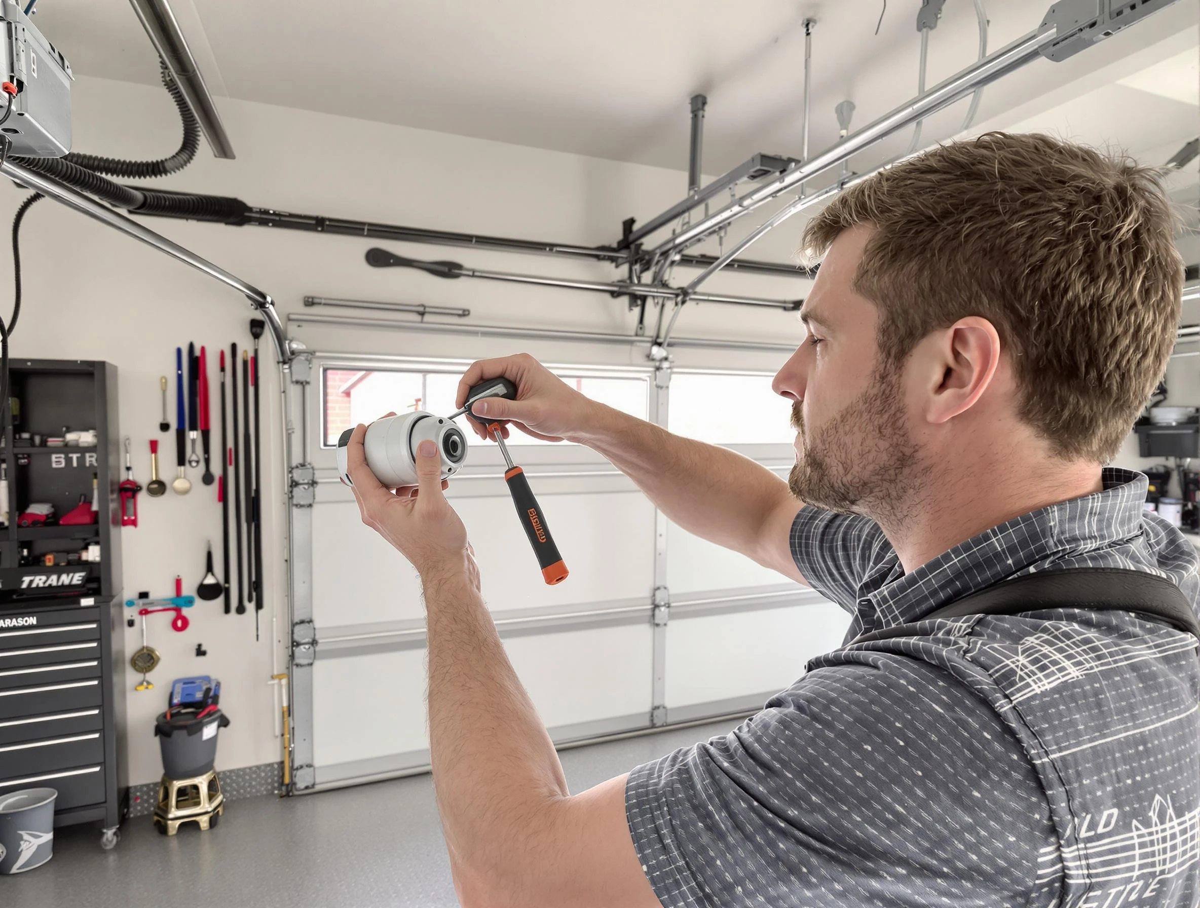 Garage door opener repair service by Doraville Garage Door Repair in Doraville