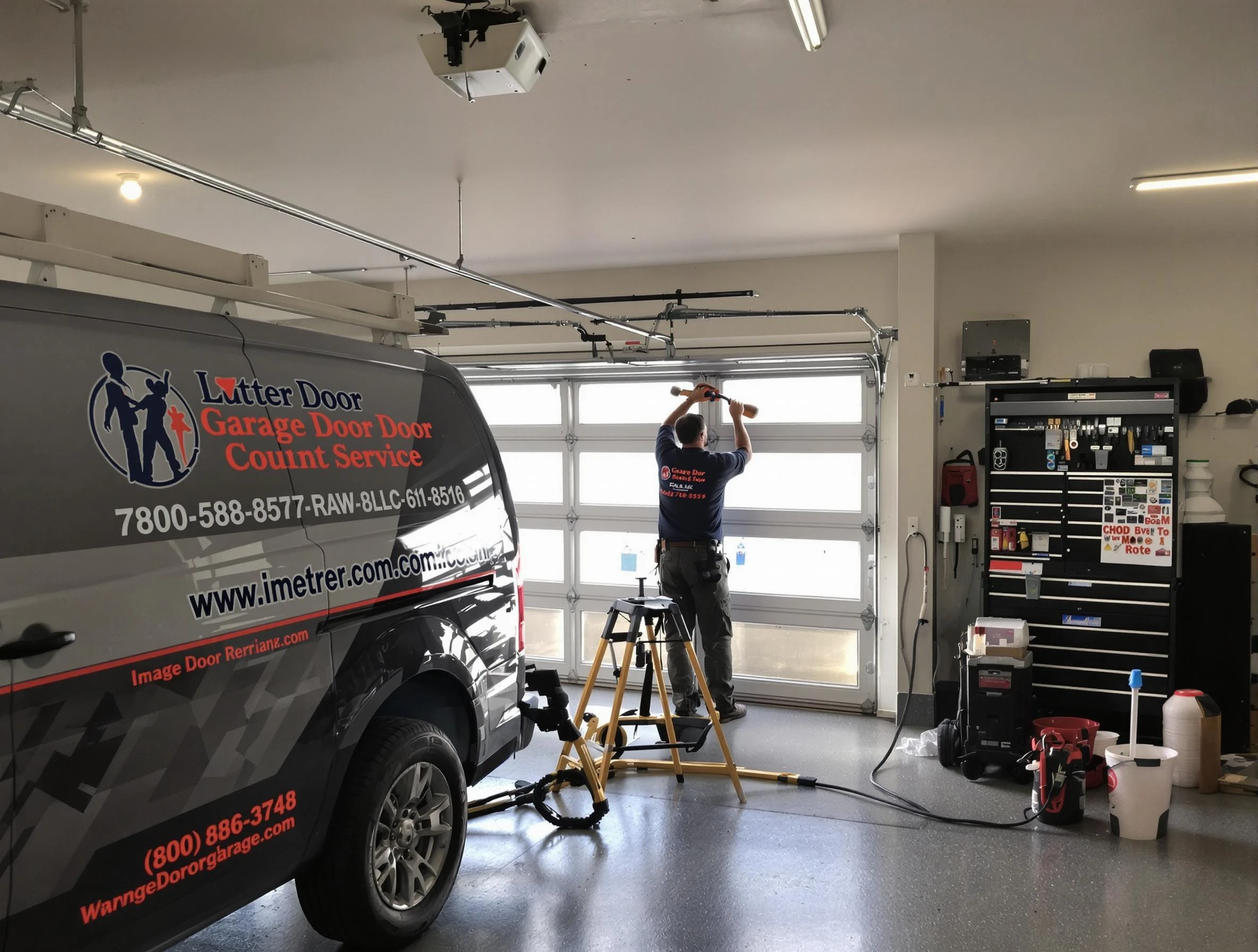Doraville Garage Door Repair rapid response team performing same-day repair in Doraville